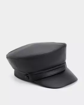 Кепка-картуз из экокожи