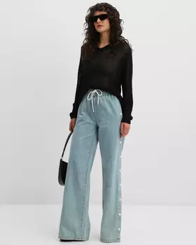 KLN Джинсы, р. 48, цвет Голубой