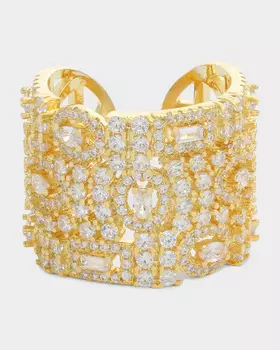 Кольцо с фианитами