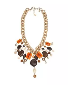 Колье-цепь с эффектом бахромы