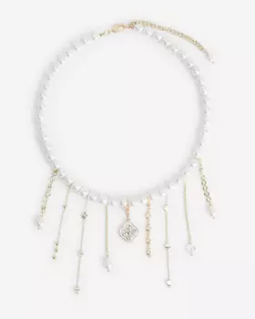 Колье, р. Безразмера, цвет Без цвета