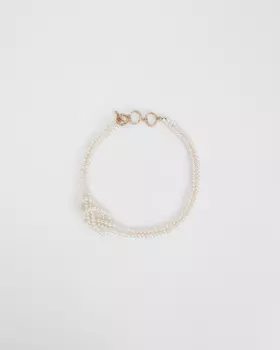 Колье, р. единыйразмер, цвет Белый