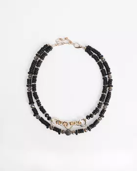 Колье, р. единыйразмер, цвет Черный