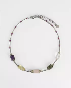 Колье с натуральными камнями