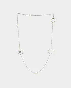 Колье с подвеской в виде бабочки