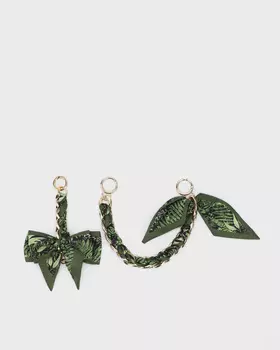 Комплект из брелока и цепочки на сумку