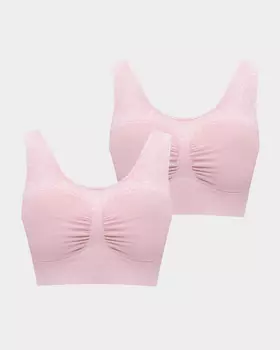 Комплект из двух корректирующих бюстье с вязаным кружевным дизайном