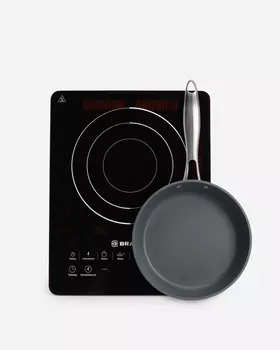 Комплект: плитка индукционная Brayer и сковорода Vensal
