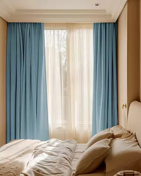 Комплект штор «Бархатный блэкаут»