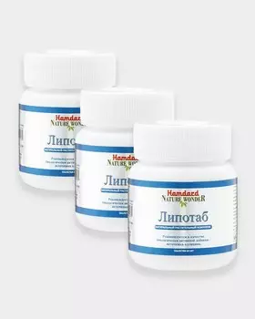 Комплекс «Липотаб» при холестерине, 3 шт.