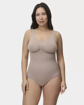 Корректирующее боди из биэластичного материала на широких бретелях