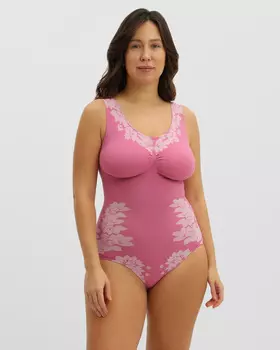 Корректирующее боди на широких бретелях