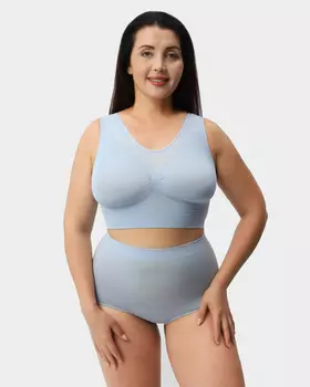 Корректирующее бюстье с цветочным узором