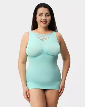 Корректирующий корсет-топ с кружевом