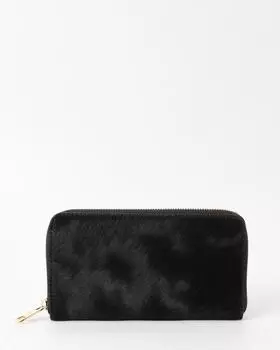 Портмоне из натуральной кожи с фактурой под пони