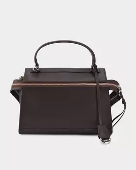 Кожаная сумка с маленькой сумочкой в комплекте