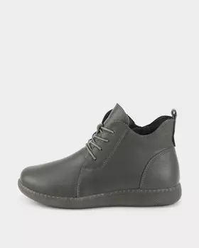 Кожаные ботинки-дерби увеличенной полноты на шнуровке