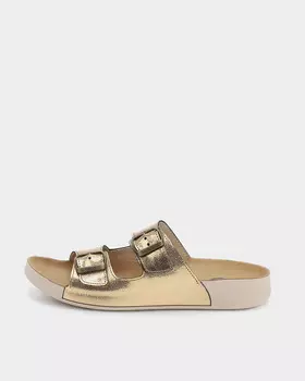 Кожаные сабо с широкими ремешками