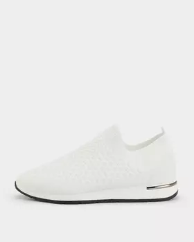 Кроссовки из дышащего фактурного текстиля