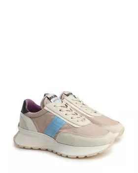 Кроссовки, р. 36, цвет Бежево-бирюзовый