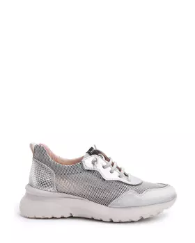 Кроссовки, р. 36, цвет Серебряный