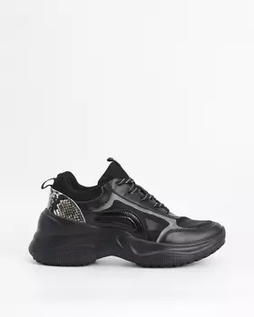 Кроссовки, р. 37, цвет Черный