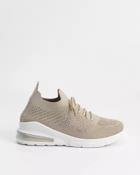 Кроссовки, р. 38, цвет Бежевый