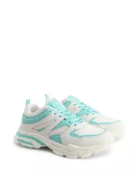 Кроссовки, р. 39, цвет Белый/бирюзовый