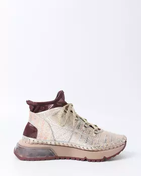 Кроссовки, р. 39, цвет Серебряный