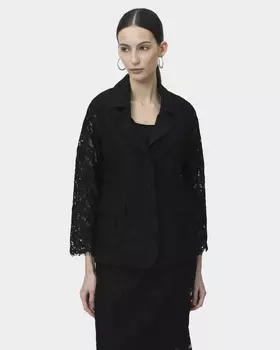 Кружевной блейзер с застежкой на пуговицы