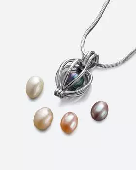 Кулон со сменными жемчужинами