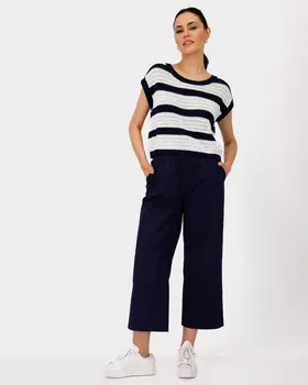 Кюлоты из эластичного хлопкового материала