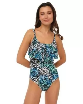 Купальник, р. 50, цвет Леопардовый