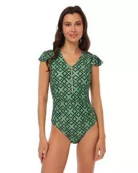 Купальник, р. 50, цвет Оливковый