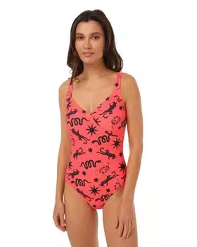 Купальник, р. 58, цвет Красный