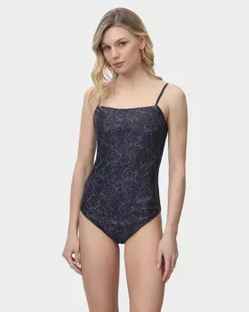 Купальник с цветочным принтом