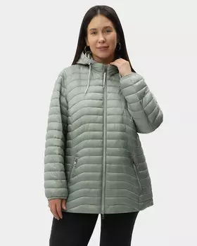 Куртка из ветрозащитной и водоотталкивающей ткани со съемным регулируемым капюшоном