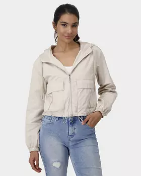 Куртка на реверсивной молнии с регулируемым капюшоном