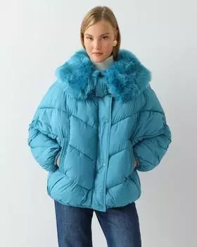 Куртка, р. 50, цвет Светло-голубой