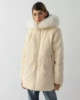 Куртка, р. 54, цвет Молочный