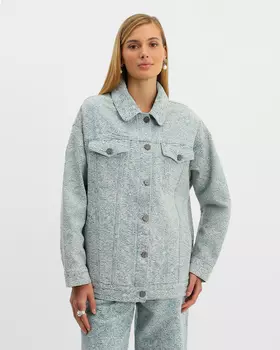 Куртка, р. 54, цвет Светло-голубой