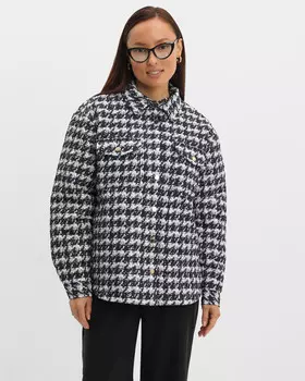 Куртка, р. S, цвет Черный/белый