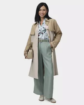 Льняные брюки с хлопковой подкладкой