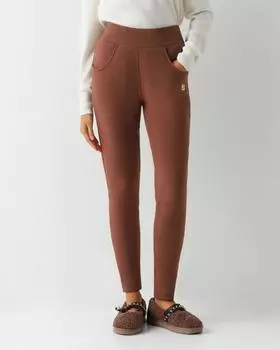 Легинсы, р. 58, цвет Коричневый