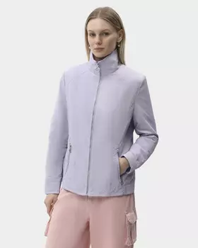 Легкая ветровка с воротником-стойкой