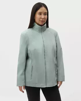 Легкая ветровка с воротником-стойкой