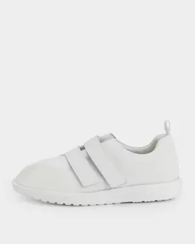 Легкие полуботинки из натуральной кожи с застежкой на липучки