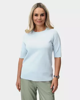 Легкий трикотажный пуловер из вискозы