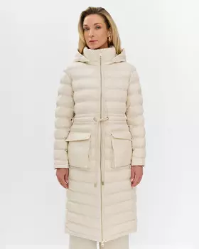 Легкое пальто со съемным капюшоном