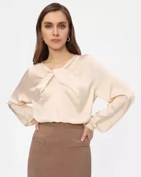 Lilly Bennet Блузка, р. 56, цвет Бежевый